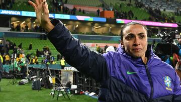 Brazil's loss to Jamaica meant their exit from the World Cup at the group stage, which brings an end to Marta's World Cup run after her sixth and final.