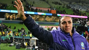 Brazil's loss to Jamaica meant their exit from the World Cup at the group stage, which brings an end to Marta's World Cup run after her sixth and final.