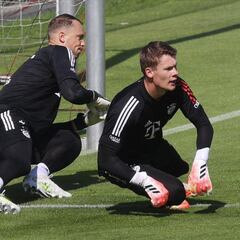 Caos en la portería del Bayern: Nübel se cansa