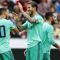 1x1 del Madrid: Hazard se conecta a Benzema y Marcelo