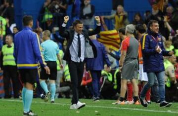 El 22 de mayo de 2016 el Barcelona de Luis Enrique ganó la Copa del Rey de 2016 
