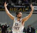 Un Sergio Llull exultante vuelve a Manresa con el Real Madrid