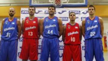 LOS NUEVOS. De izqda. a drcha.: Andrés Miso, Marko Banic, Dejan Ivanov, Quino Colom y Xavi Rabaseda.