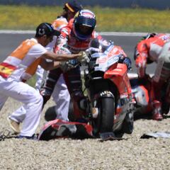 Dovizioso: "Pedrosa tiene la mayor parte de la culpa"