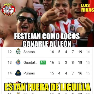 América y Chivas protagonizan los memes sabatinos de Liga MX