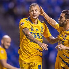 Tigres vino de atrás y sacó el empate en Puebla