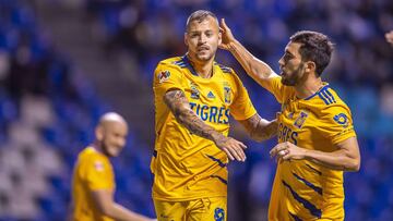 during the game Puebla vs Tigres UANL, corresponding to fourth round of the Torneo Apertura Grita Mexico A21 of the Liga BBVA MX, at Cuauhtemoc Stadium, on August 13, 2021.
<br><br>
durante el partido Puebla vs Tigres UANL, correspondiente a la jornada 4 del Torneo Apertura Grita Mexico A21 de la Liga BBVA MX, en el Estadio Cuauhtemoc, el 13 de agosto de 2021.