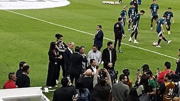 Momento del homenaje para 'Chololo' Díaz.