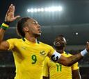 Aubameyang lidera la primera victoria de Gabón con un gol