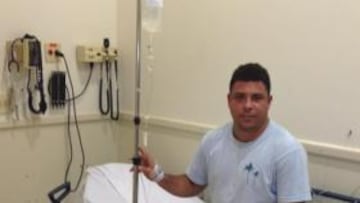 Ronaldo, hospitalizado por dengue.