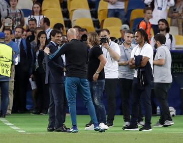 Raul González y Zinedine Zidane.