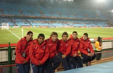 Los sparring de la Roja en Sudáfrica.