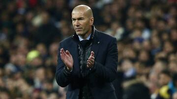 Zinedine Zidane entrenando al Real Madrid