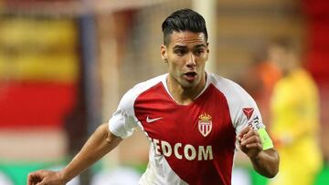 Falcao Garc&iacute;a durante un partido con el M&oacute;naco por Ligue 1