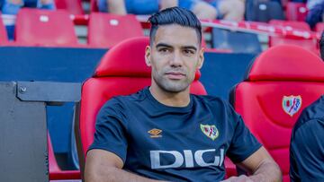 Falcao Garc&iacute;a en un partido del Rayo Vallecano