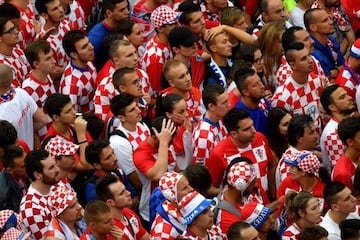 Next time | Croatian supporters can't celebrate victory over France, once again.