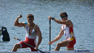 Pablo Martínez y Cayetano García, bronce en C2 500 en los Mundiales de Duisburgo.