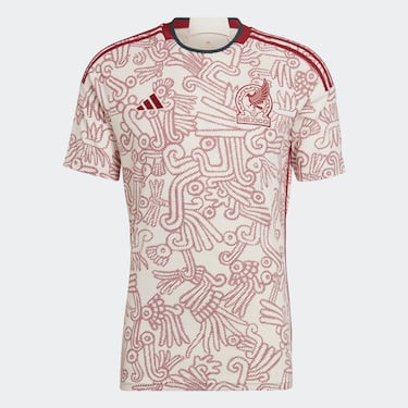 A cream shirt with Mixtec and Aztec art with green and deep red trimmings could have gone horribly wrong, but this is a work of art and impossible to get hold of selling out everywhere! 
