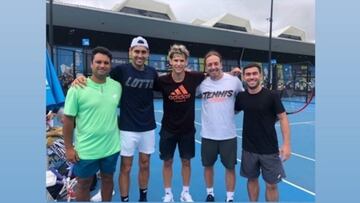 Sparring de lujo: Tabilo entrenó con Thiem antes del debut