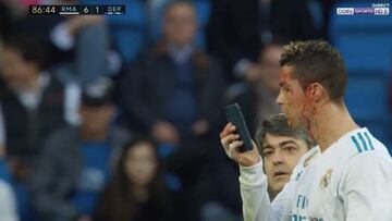 Cristiano se jugó la cara por el doblete: tremendo golpe en la ceja