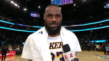 Acaba el partido, LeBron coge el micro y monta un cisma total en Estados Unidos