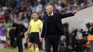 12/01/20 FINAL SUPERCOPA DE ESPAÑA 2020  ESTADIO KING ABDULLAH ARABIA SAUDI  REAL MADRID - ATLETICO DE MADRID  ZINEDINE ZIDANE