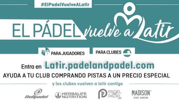 Los clubes de pádel preparan
el regreso de los aficionados