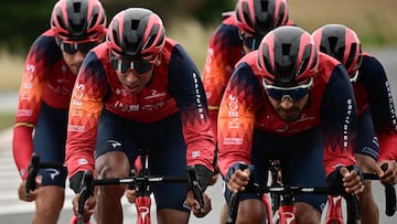 Ineos destaca el trabajo de Egan Bernal en la tercera etapa del Tour de Francia 2023.