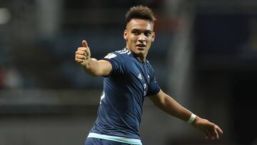 Lautaro Martínez, delantero de Racing y pretendido por el Atlético, es internacional Sub-20 con Argentina.