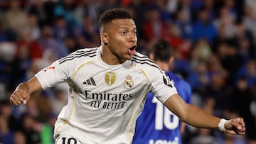Mbappé’s 15th goal, set up by Güler, rescues Madrid in a sluggish match. Vinícius came on in the second half and proved decisive. Nyom and Sancris were sent off for rough challenges on him.
