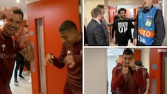 ¿Cómo se celebra una remontada histórica?: Se desata el vestuario