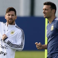 Scaloni: "Messi es el mejor jugador de la historia"