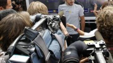 BAJO LOS FOCOS. El piloto asturiano acaparó la atención de los medios después de que Ferrari anunciara oficialmente que será piloto titular de ferrari los próximos tres años.