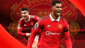 Rashford por encima de Cristiano Ronaldo en la historia de Manchester United