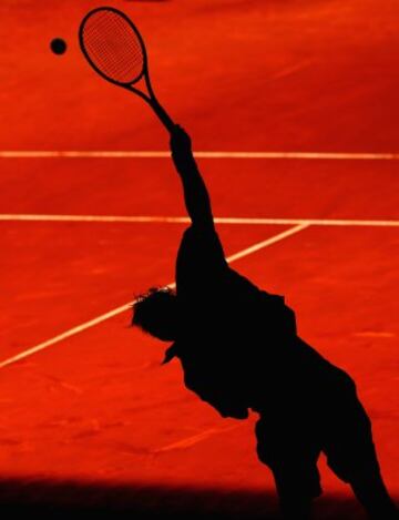 La sombra de Marcin Matkowski en el Mutua Madrid Open de tenis.