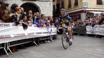 Alberto Contador, en la Vuelta al País Vasco.