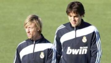 <b>PROBLEMAS. </b>Guti y Kaká no están al cien por cien físicamente.