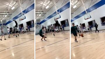 En la NBA será una fiesta diaria: el auto alley-oop de Zion que hasta movió la canasta