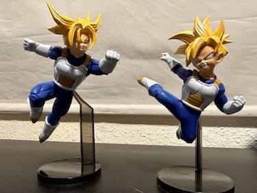Las figuras de Trunks y Gohan que recuerdan cuando intentaron superar a sus padres