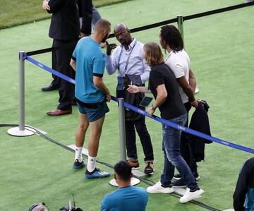 Karim Benzema, Claude Makelele, Christian Karembeu y Michel Salgado.