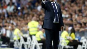Benítez, durante un partido.