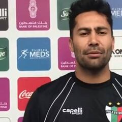 Luis Jiménez y su mensaje en árabe para los fans en Palestina