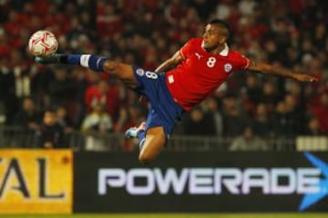 MEDIOCAMPISTA | Arturo Vidal fue el volante más votado. Tiene 63 encuentros por la Roja y estará en su segunda Copa América.