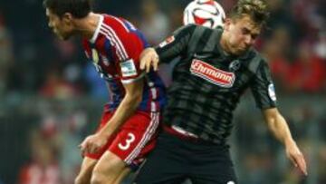 Xabi Alonso, durante el encuentro.