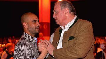 Pep y Hoeness celebran un t&iacute;tulo en 2014
 