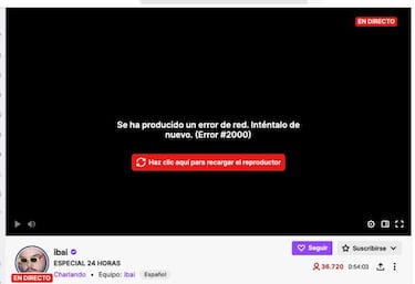 Error 2000 de Twitch; qué es y cómo solucionarlo