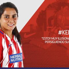 Kenti Robles amplió su contrato con el Atlético de Madrid femenil