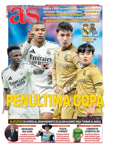 Las portadas de AS de abril