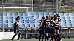 El M&aacute;laga celebra el empate ante el Espanyol anotado por Ode Fulutudilu.