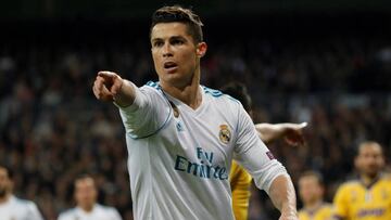 GRAF1731. MADRID, 11/04/2018.- El delantero portugu&eacute;s del Real Madrid Cristiano Ronaldo durante el partido de vuelta de cuartos de final de la Liga de Campeones que Real Madrid y Juventus juegan esta noche en el estadio Santiago Bernab&eacute;u, en